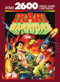 Ikari Warriors Atari 2600  box art